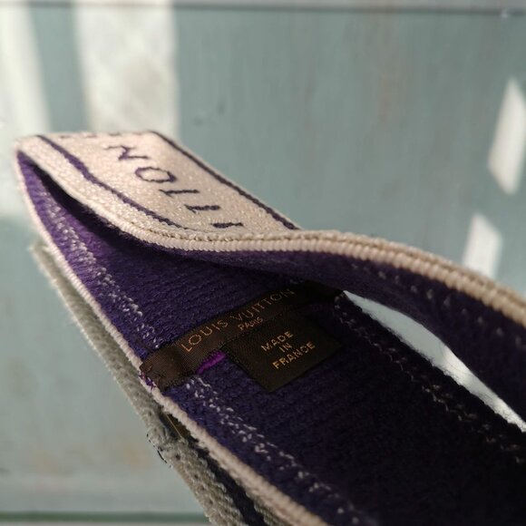 Authentic - 'Louis Vuitton' - Headband (Damier Azur) (2006) - Picture 6 of 7